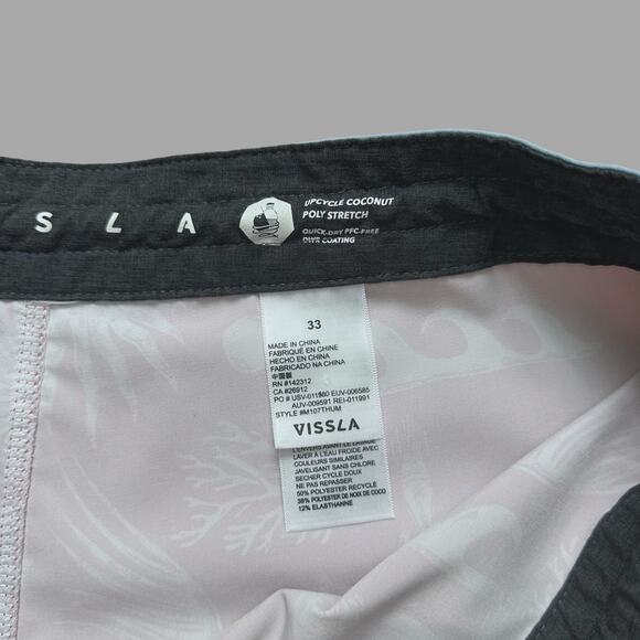 Vissla Humu Humu 20" Mens Boardshort Multicolor EUC Size 33" M107THUM - Picture 5 of 8